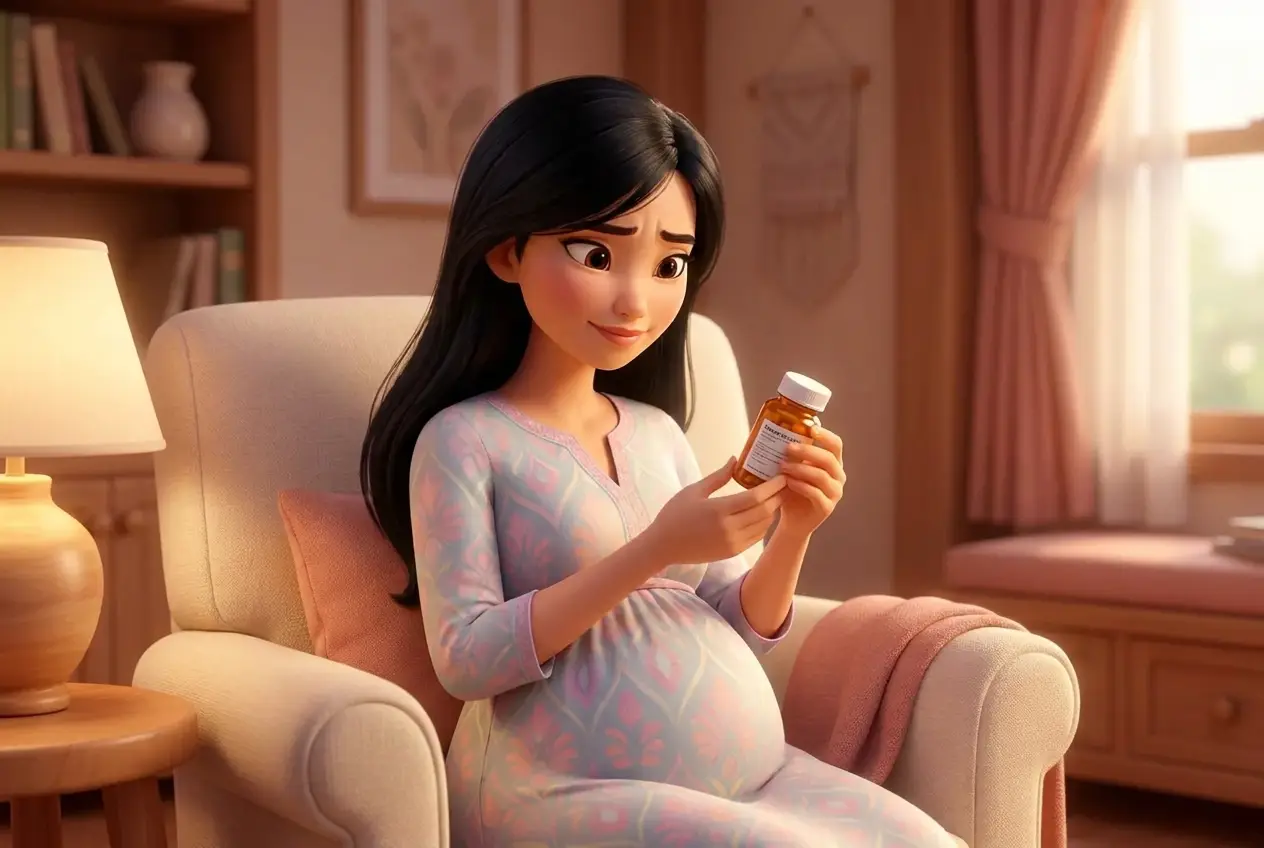 Mẹ bầu đọc kỹ nhãn thuốc và hỏi ý kiến bác sĩ